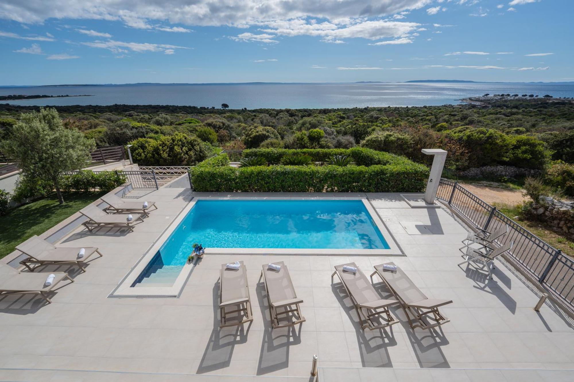 Villas Royal I With Private Pool Novalja Bagian luar foto
