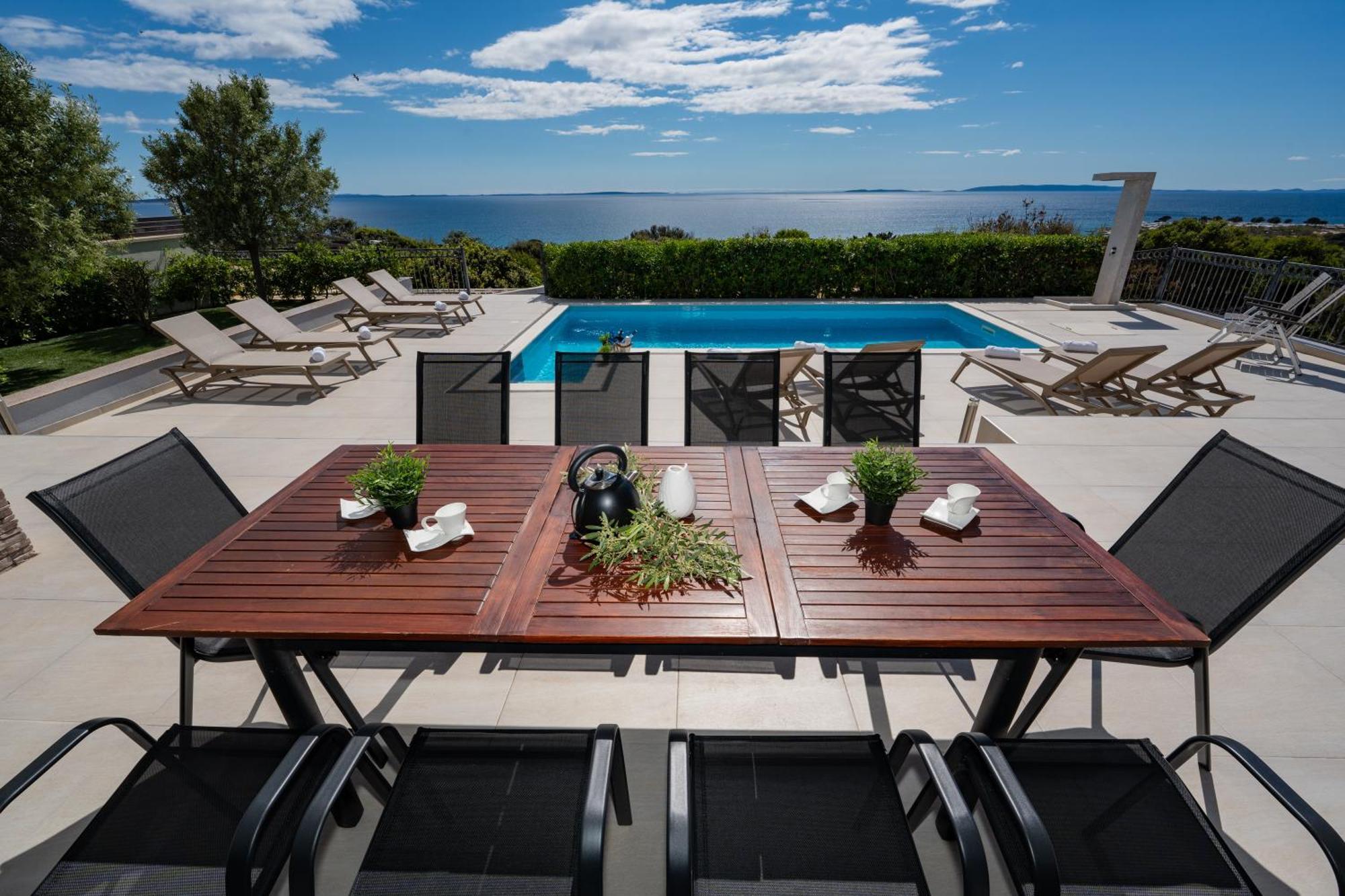 Villas Royal I With Private Pool Novalja Bagian luar foto